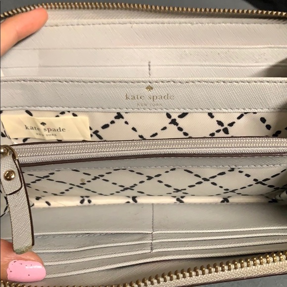 Kate Spade wallet-gray - Picture 3 of 6